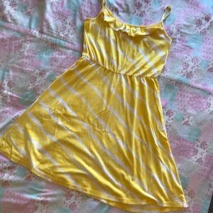 Yellow summer dress